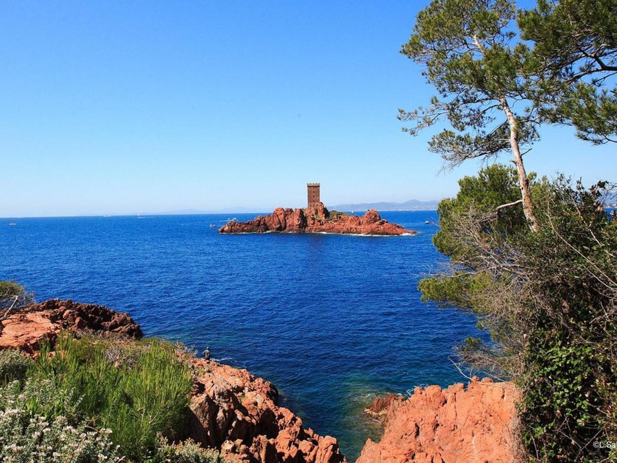 Spacieux 3 Pieces Avec Terrasse, Piscine Et Garage, A 2 Pas De La Plage - Saint Raphael - Fr-1-226A-274 Экстерьер фото